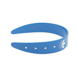 Gucci Adidas collaboration headband Blue702950 Plastic Rhinestone