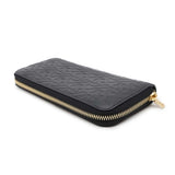 Burberry TB logo Zip Around Long Cloth Black8011601 Leather