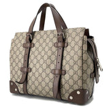 Gucci GG Supreme Detailed Tote Bag Beige/Brown643814 PVC Leather