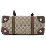 Gucci GG Supreme Detailed Tote Bag Beige/Brown643814 PVC Leather
