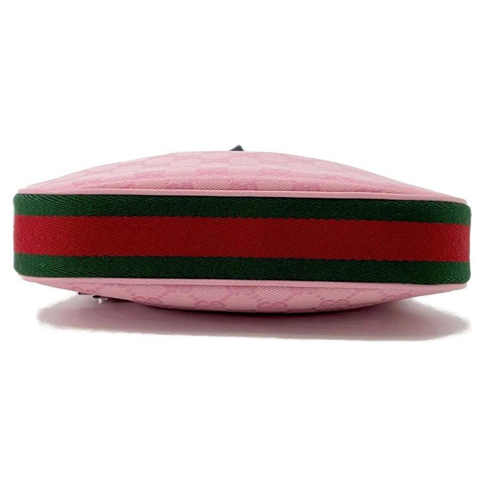 Gucci AttachÃ© Shoulder Bag Pink699409 PVC Canvas