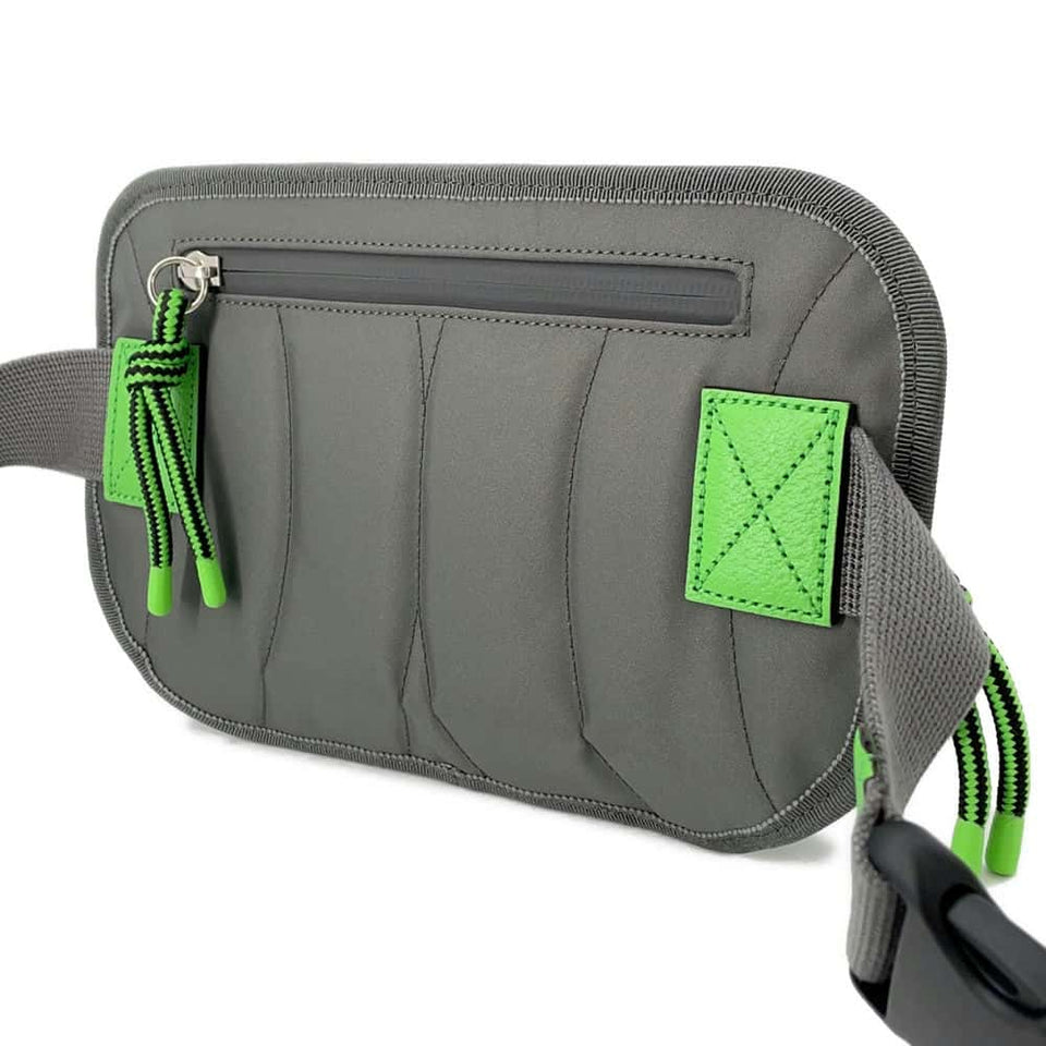 Gucci GGNylon Belt Bag Gray/Red/Green752102 Nylon Rubber