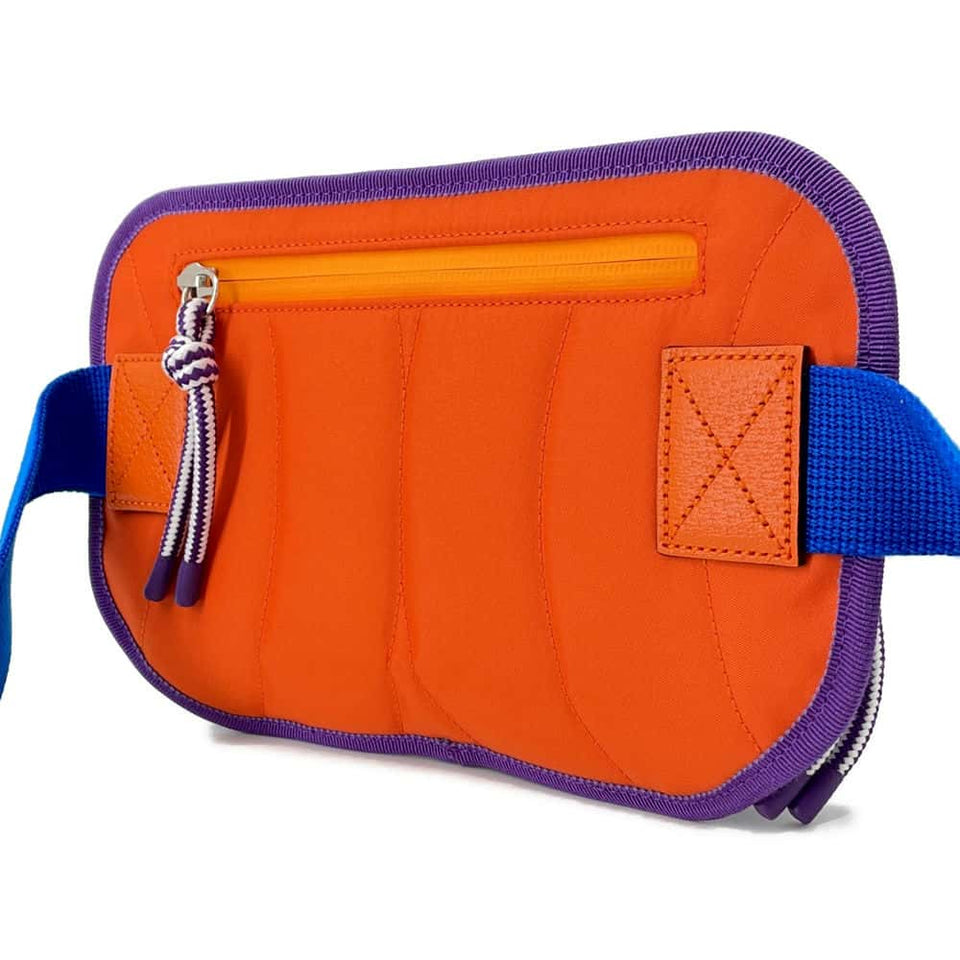Gucci GGNylon Belt Bag Purple/Blue/Orange752102 Nylon Rubber