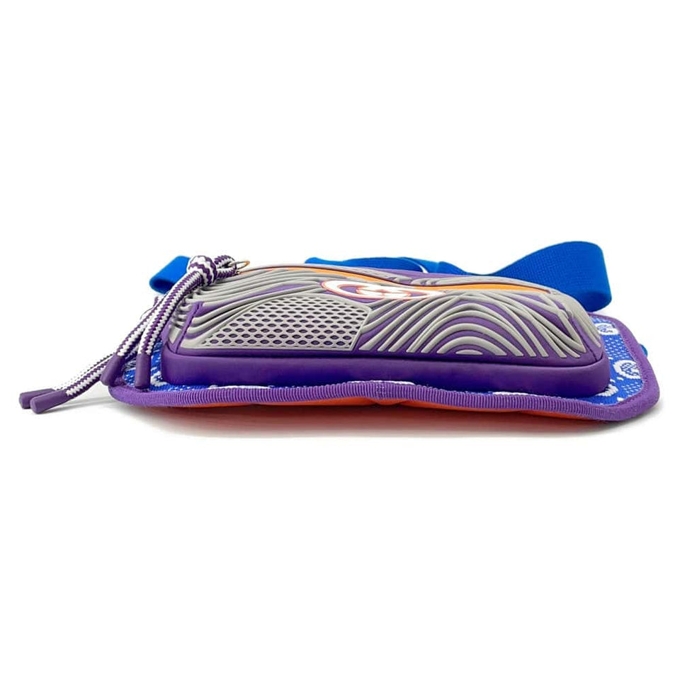 Gucci GGNylon Belt Bag Purple/Blue/Orange752102 Nylon Rubber