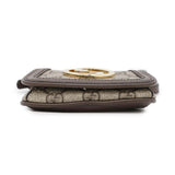 Gucci GG Supreme Blondie Shoulder Card Case Wallet Beige/Brown698635 GG SupremeCanvas/Leather