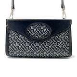 Burberry 2wayBag Black/White Leather
