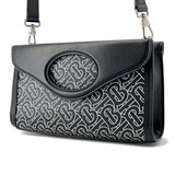 Burberry 2wayBag Black/White Leather
