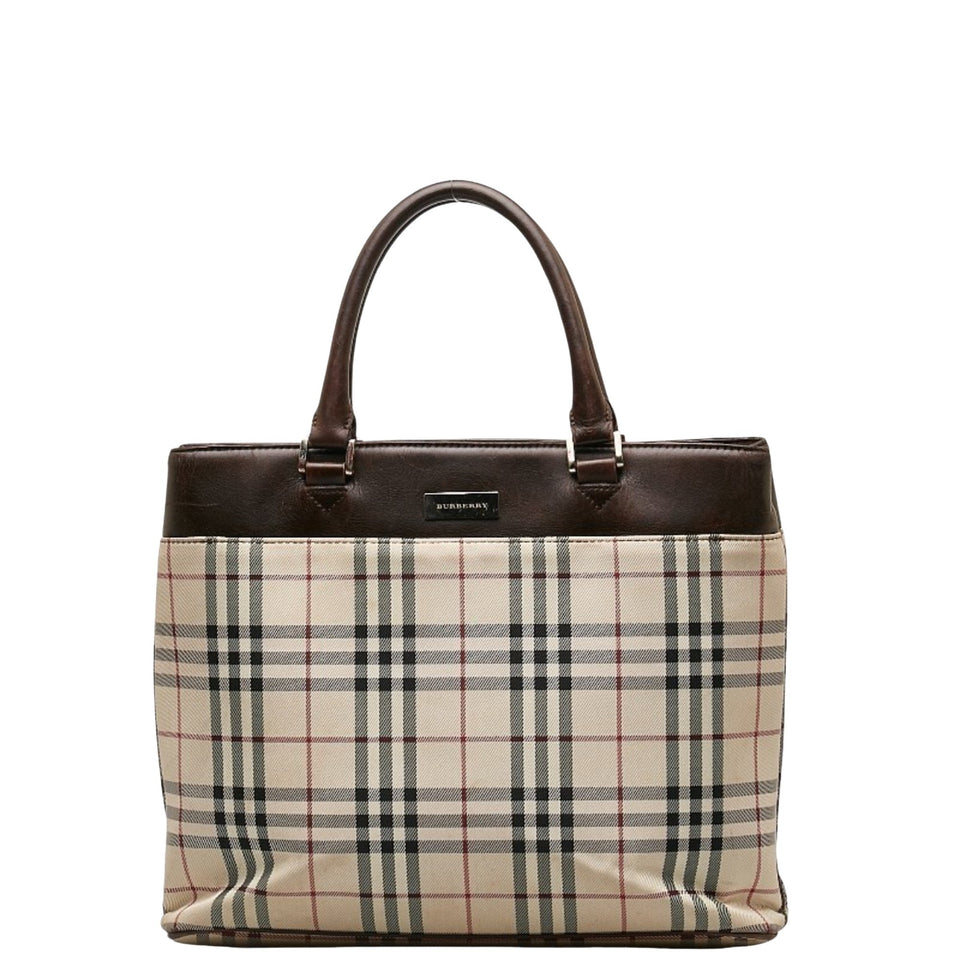 Luxury Burberry Nova Check Tote