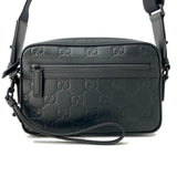 Gucci GG rubber effect Small Cross Body Bag Black771293 GG Rubber