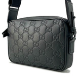Gucci GG rubber effect Small Cross Body Bag Black771293 GG Rubber