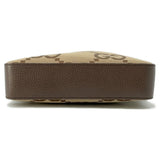 Gucci Jumbo GG Messenger Beige/Brown675891 Canvas Leather