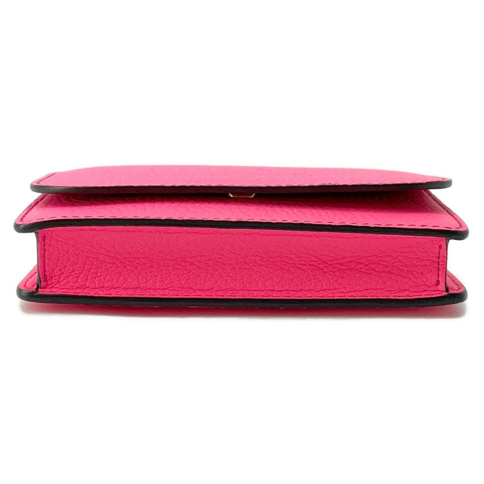 Burberry ChainShoulder Bag Pink Leather
