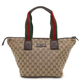 Gucci GG Canvas Tote Bag Beige131230 GG Canvas