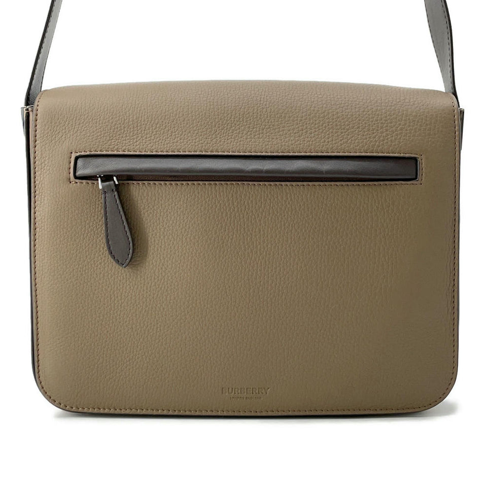 Burberry Flap messenger bag Brown Leather