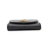 Gucci Interlocking G Blondie Chain Wallet Black725219 Leather