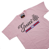 Gucci TShirt Size XS Pink/Black/Multicolor616036 XJD21 Cotton100%