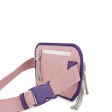 Gucci GGNylon Belt Bag Green/Pink/Purple752102 Nylon Rubber