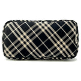 Burberry Check One Handle Tote Bag Black/Calico80944761 Canvas Size Large