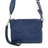 Gucci Jumbo GG Small Messenger Bag Blue761747 Leather