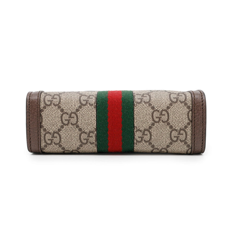 Gucci GG Supreme Ophidia 2WAYHandbag Brown/Beige772317 GG SupremeCanvas Leather