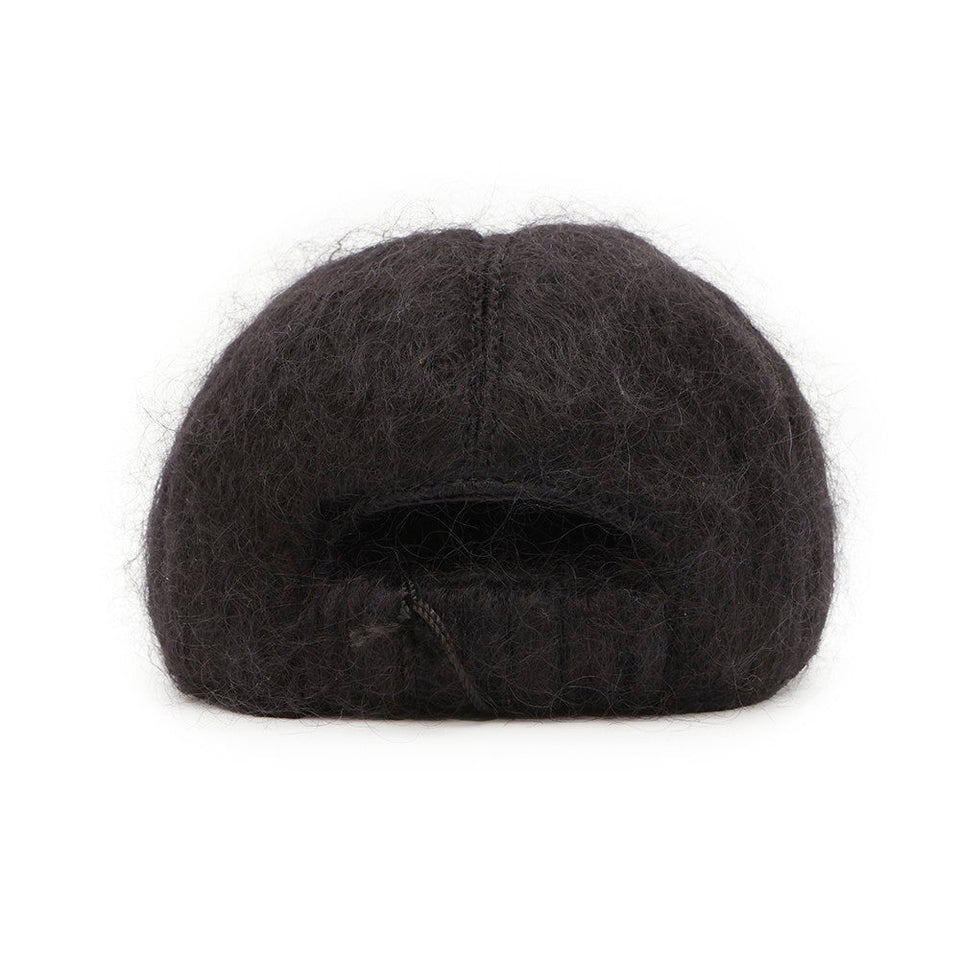 Gucci Baseball cap Size M Black729349 Mohair 78% Wool 16% Nylon6%