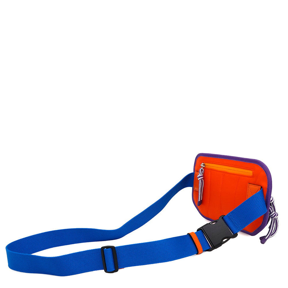 Gucci GGNylon Belt Bag Purple/Blue/Orange752102 Nylon Rubber