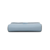 Gucci Double G Compact Chain Wallet Light Blue701074 Leather