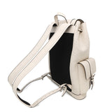 Gucci GG Embossed Backpack White625770 Leather