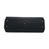 Gucci Japan Limited Edition Double GG Bamboo Top Handle Bag Navy655657 Straw Leather