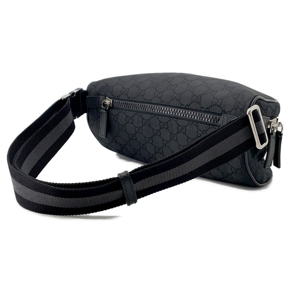 Gucci GGNylon Crossbody Bag Black449182 Nylon