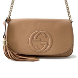 Gucci Soho ChainShoulder Beige536224 Leather