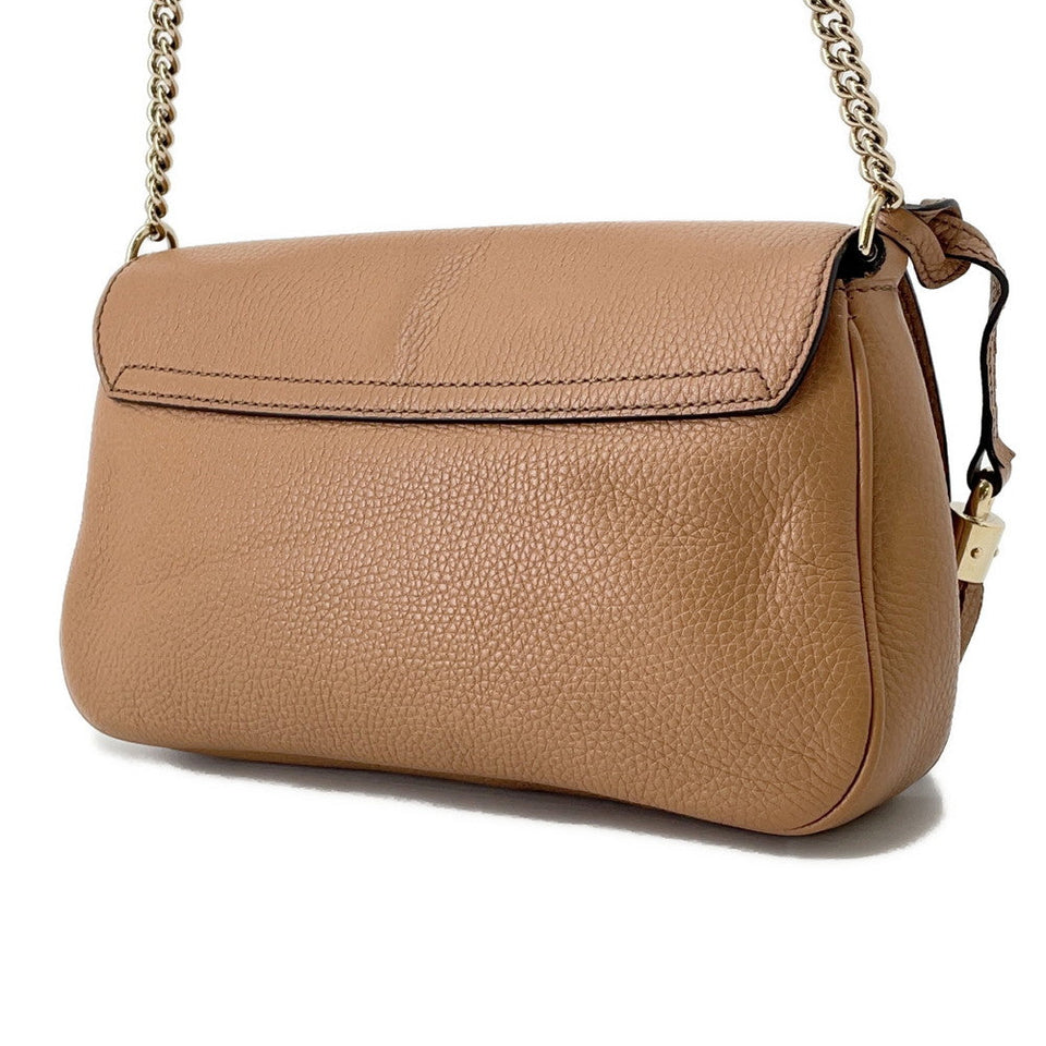 Gucci Soho ChainShoulder Beige536224 Leather
