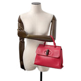 Gucci Daily 2WAY Handbag Red370831 Bamboo Leather