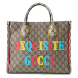 Gucci EXQUISITE Gucci Tote Bag Beige/Multicolor680956 PVC