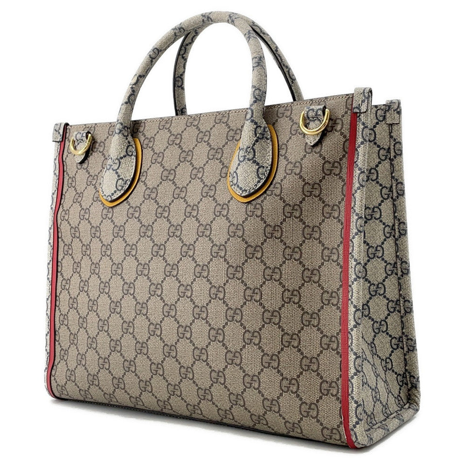 Gucci EXQUISITE Gucci Tote Bag Beige/Multicolor680956 PVC