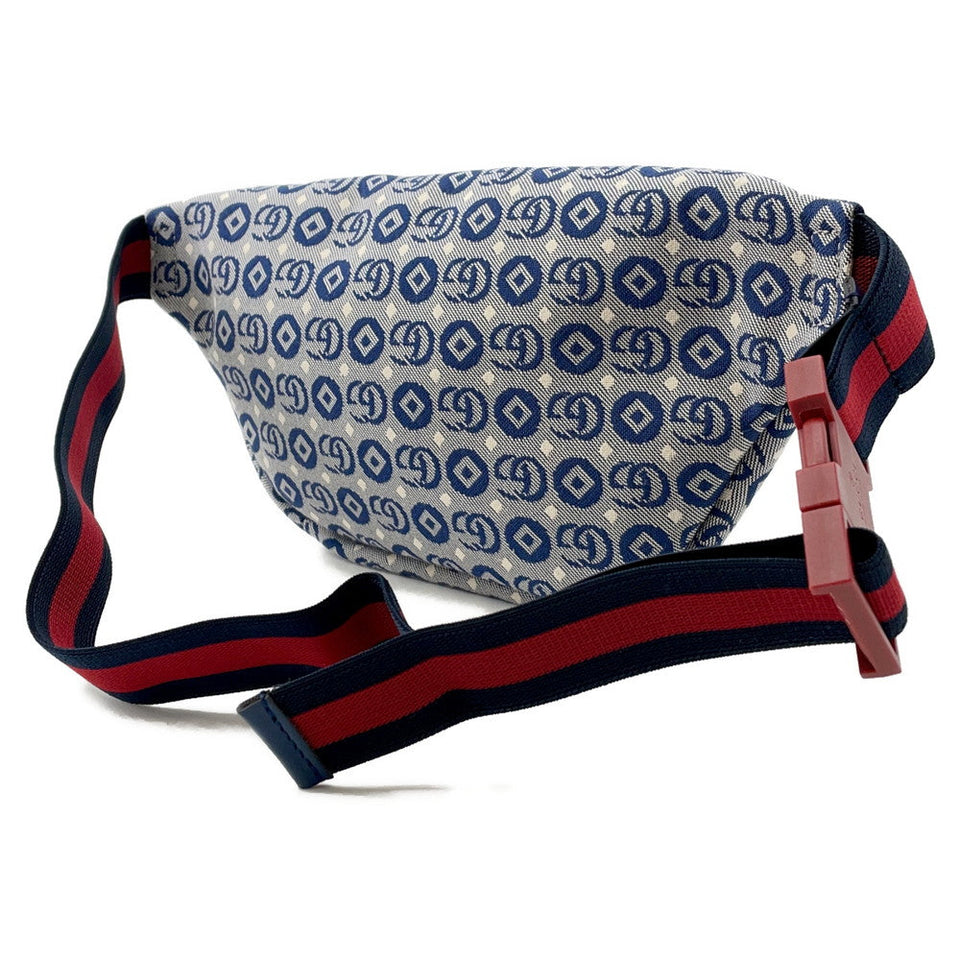 Gucci Gucci Kids GG logo jacquard belt bag Blue502095 Canvas