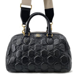 Gucci GGMatelasse 2wayTravel Bag Black702242 Leather