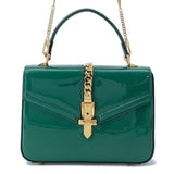 Gucci Sylvie 2wayBag Green589479 Patent Leather