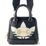 Gucci Guccixadidas Horsebit1955 Shoulder Bag Black677212 Leather