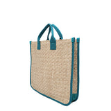Gucci Children's Tote Bag Beige/Emerald Green605831 Straw