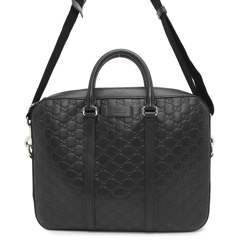 Gucci Briefcase Black435322 GuccissimaLeather