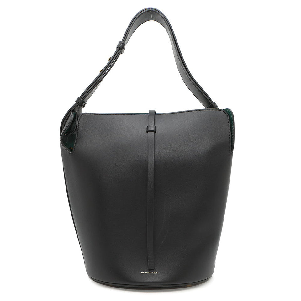 Burberry Bucket Shoulder Black40758901 Calf Leather