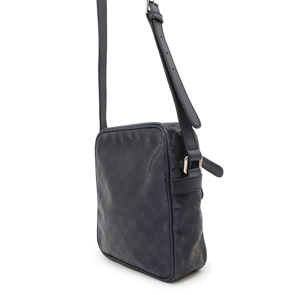 Gucci GG Imprime Shoulder Blue233268 GG Imprime Leather