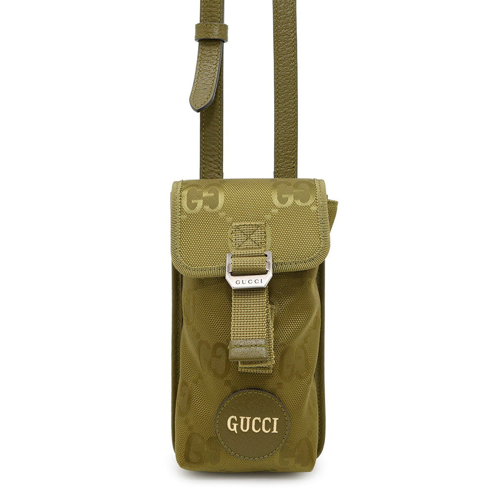 Gucci Gucci Off the Grid Shoulder Bag Green696018 GGNylon Leather