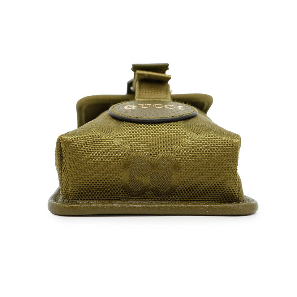 Gucci Gucci Off the Grid Shoulder Bag Green696018 GGNylon Leather