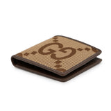 Gucci Jumbo GG Bifold Wallet Brown/Beige699308 GG Canvas/Leather