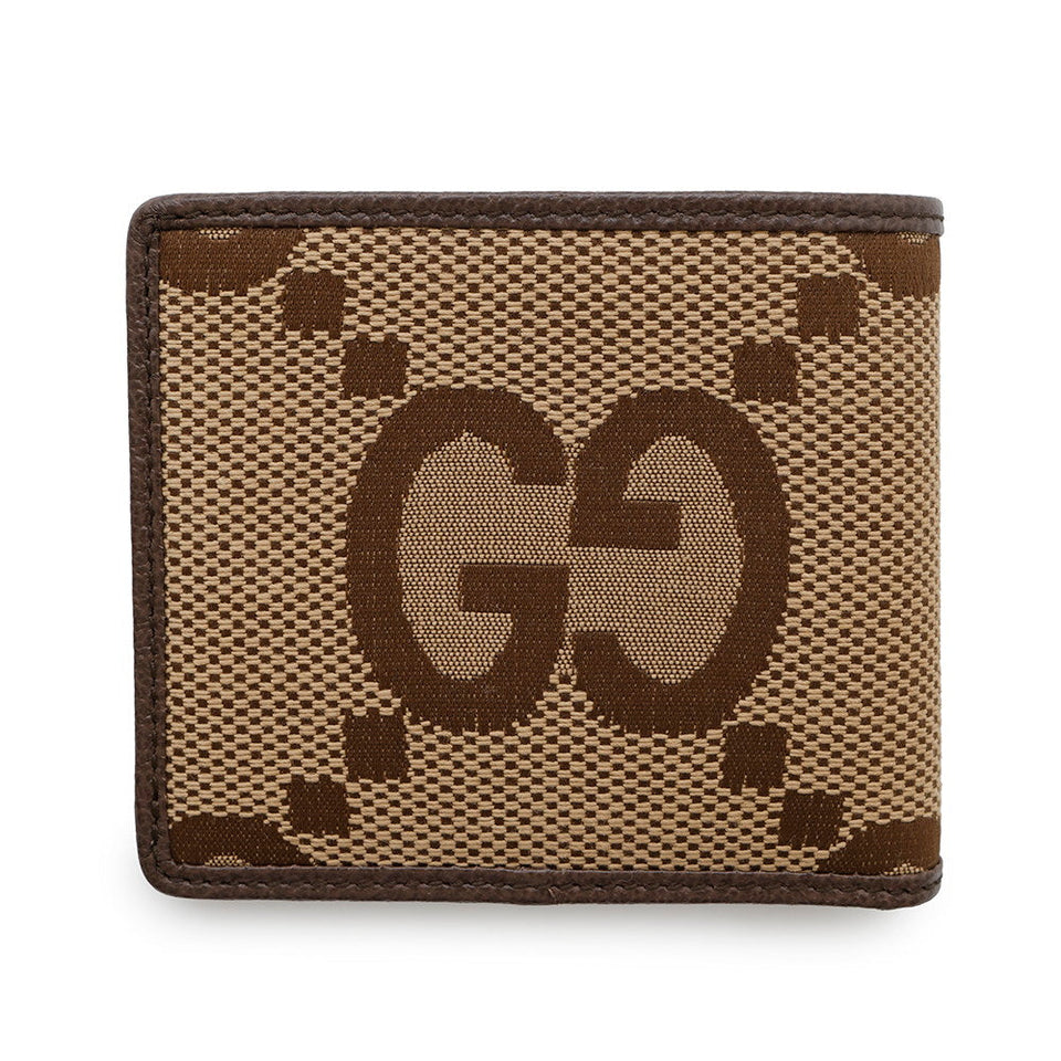Gucci Jumbo GG Bifold Wallet Brown/Beige699308 GG Canvas/Leather