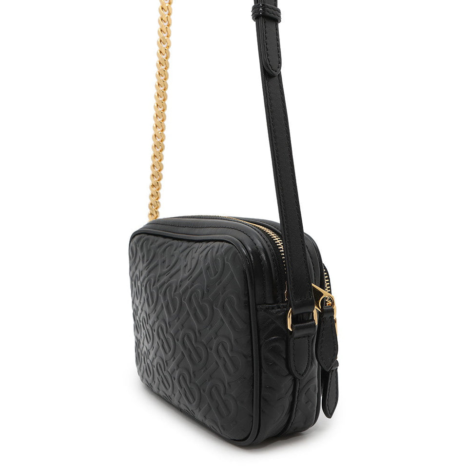 Burberry Camera bag Black8015241 Leather Size SM