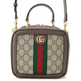 Gucci GG Supreme Ophidia Handbag Brown772157 GG Supreme Leather