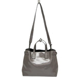 Burberry Grey Leather Handbag ( )